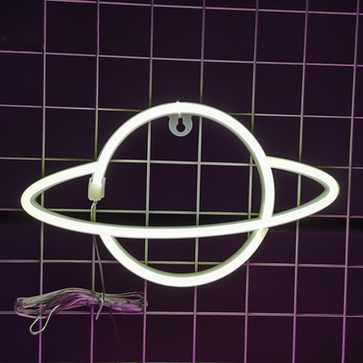 planet neon sign