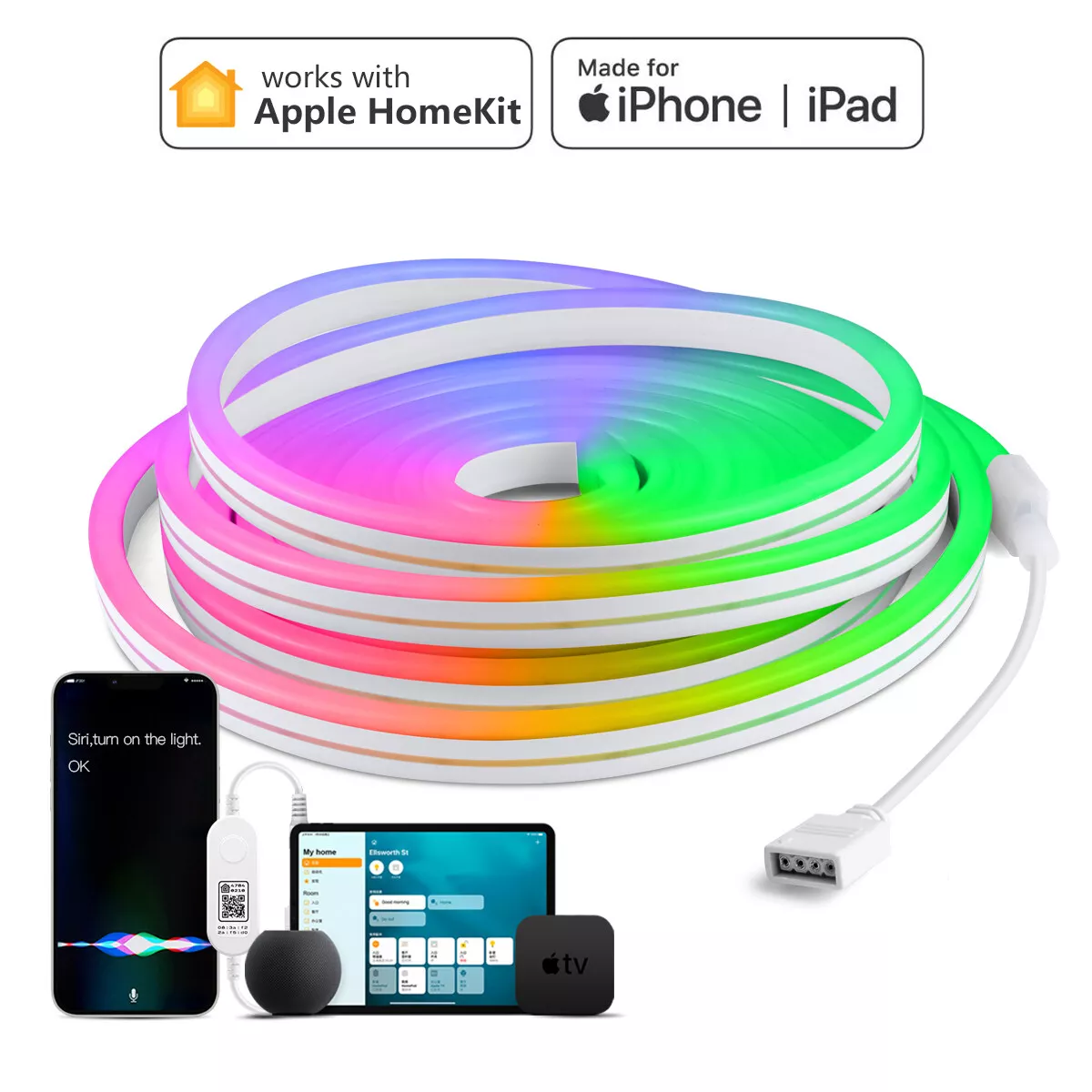 Homekit color-changing light strip (new direct connection upgrade)